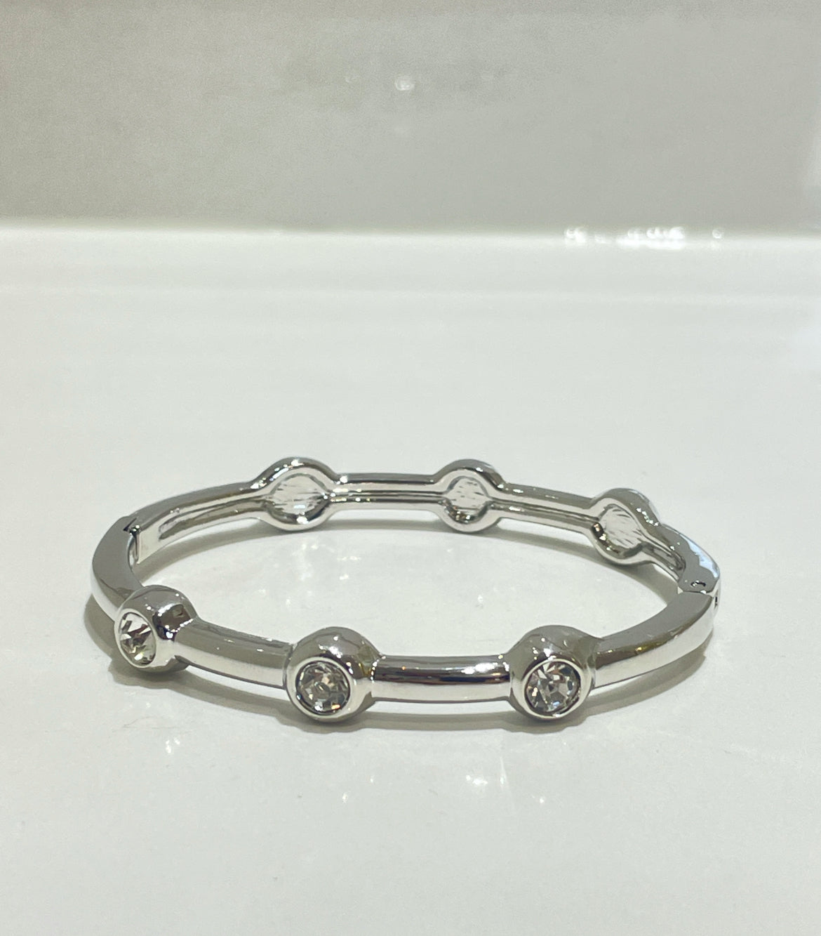 Orbit Silver Gem Bracelet