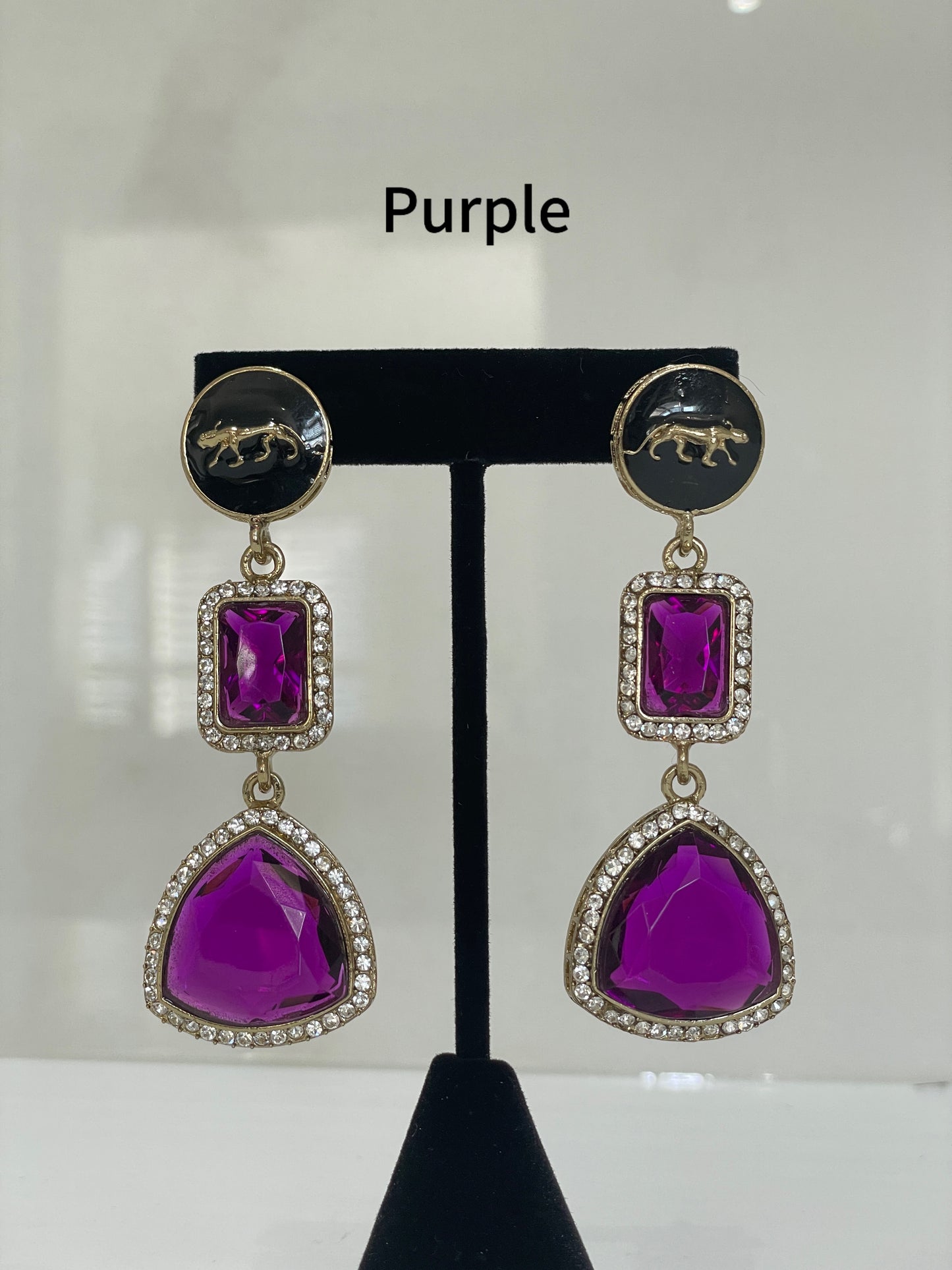 Majestic Panther Earrings