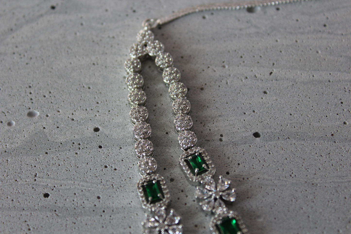 Verdant Splendor American Diamond Set