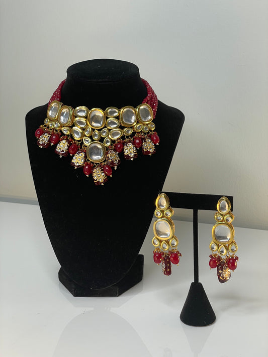 Maharani Kundan Necklace Set